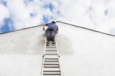 Peinture extérieure au Mériot — façades et ravalement